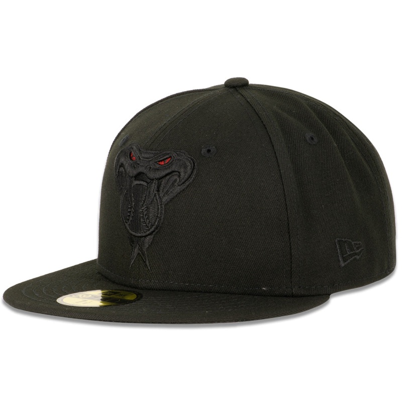 MLB Arizona Diamondbacks New Era Snakehead Red Eye 59FIFTY Fitted Hat – Black