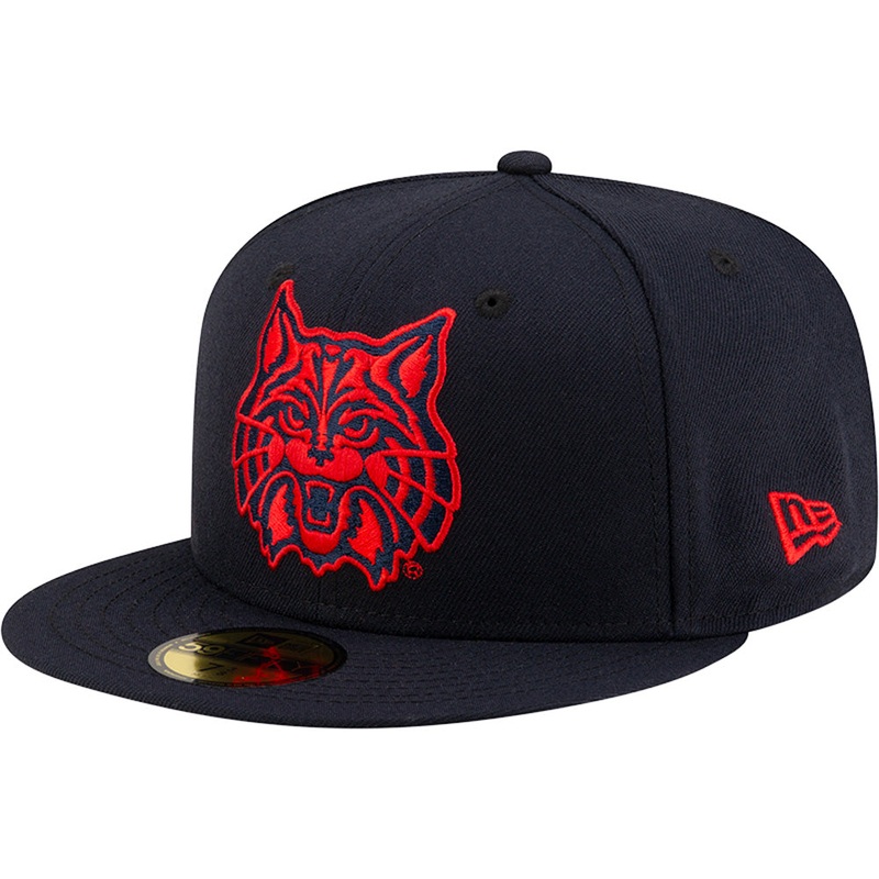 NCAA Arizona Wildcats New Era Red Out Mascot 59FIFTY Fitted Hat – Navy