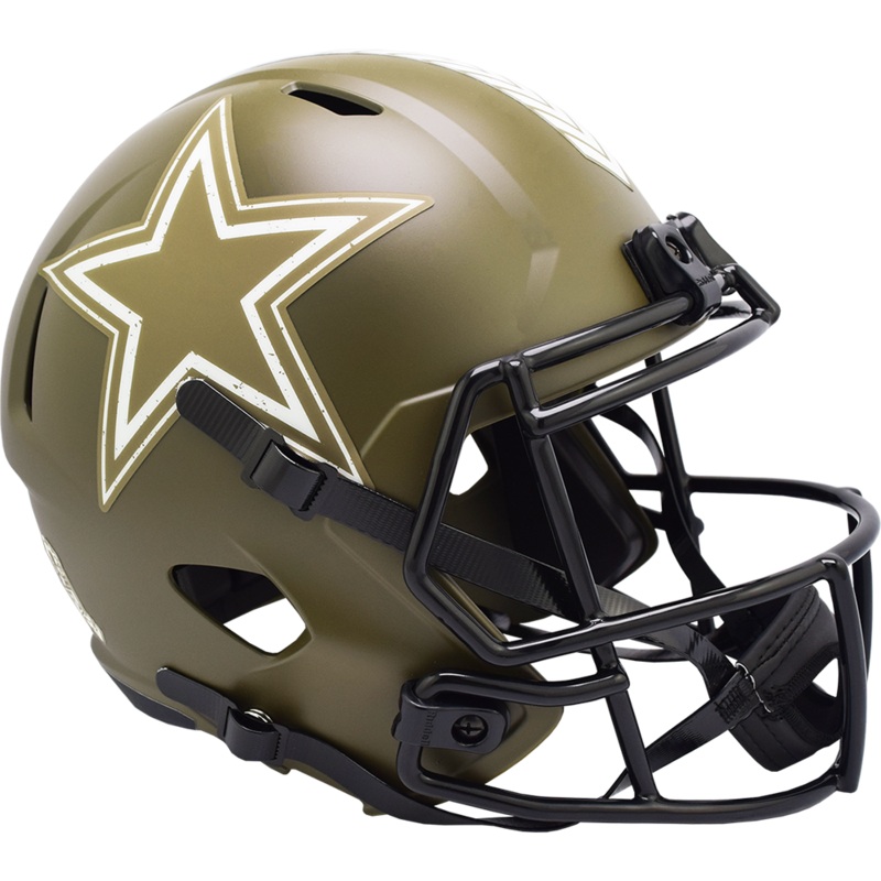 NFL Dallas Cowboys Riddell ’22 Salute to Service Replica Speed Helmet