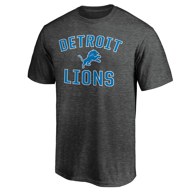 NFL Detroit Lions Fanatics Victory Arch T-Shirt – Charcoal