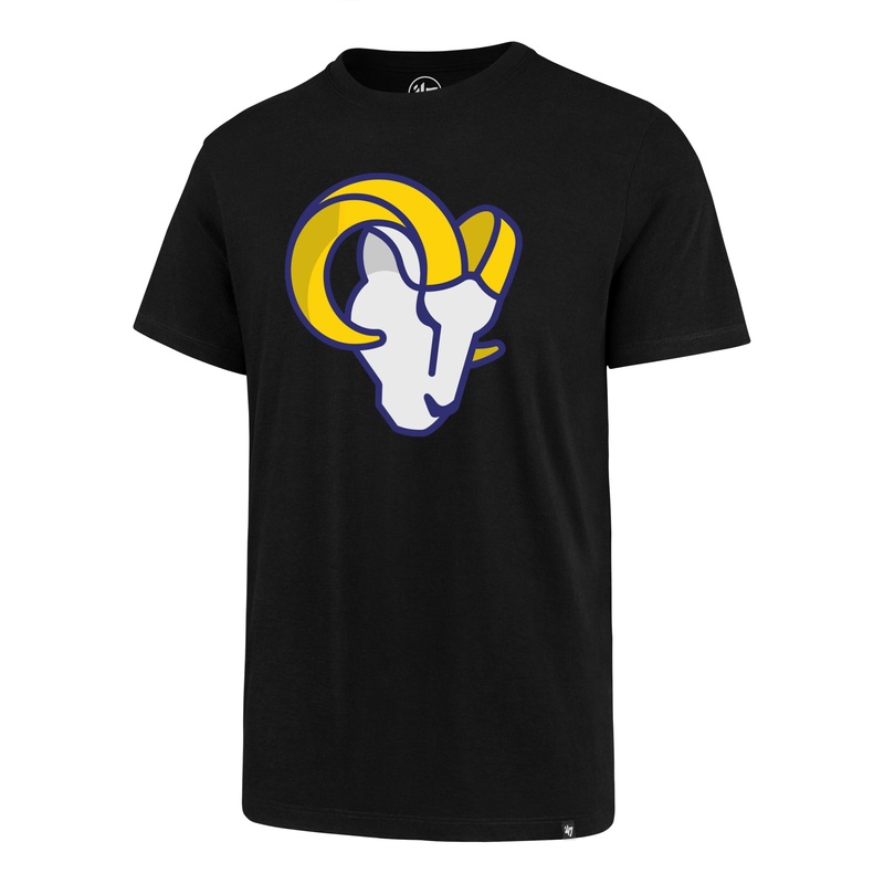 NFL Los Angeles Rams ’47 Pop Imprint Super Rival T-Shirt – Black