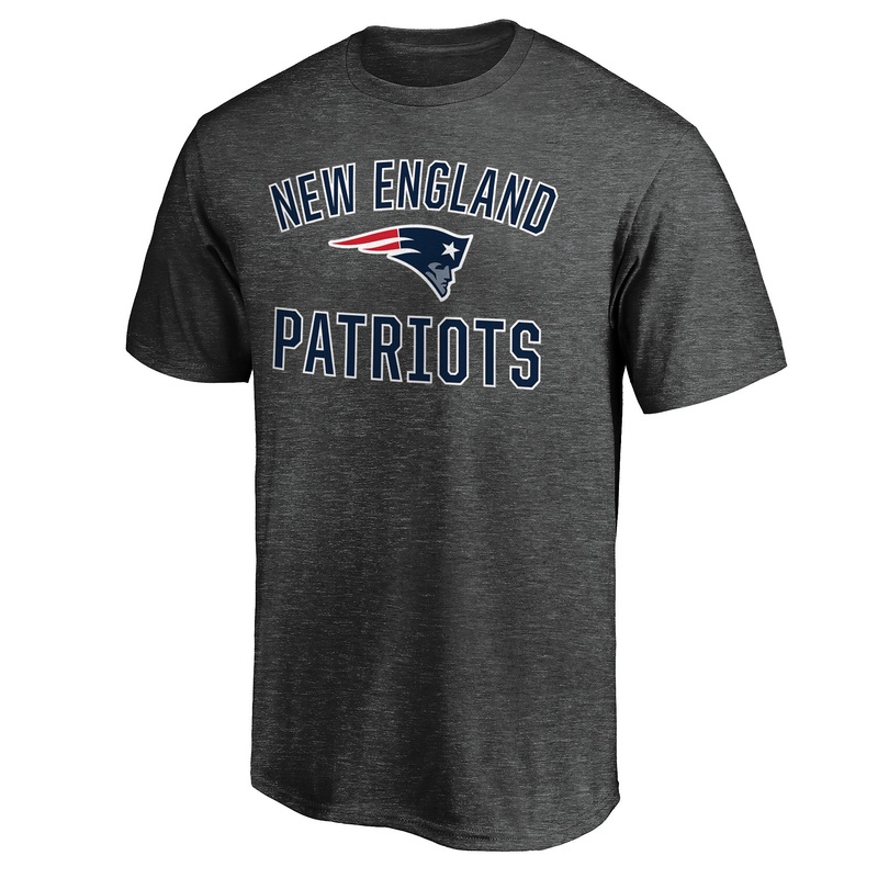 NFL New England Patriots Fanatics Victory Arch T-Shirt – Charcoal