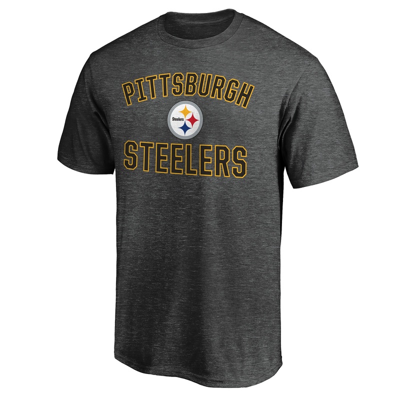 NFL Pittsburgh Steelers Fanatics Victory Arch T-Shirt – Charcoal