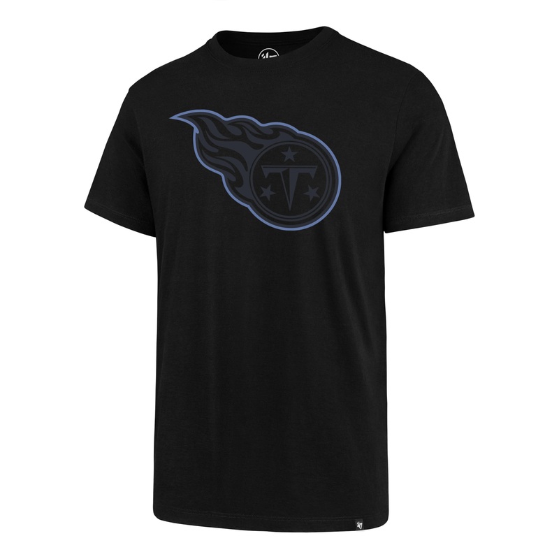 NFL Tennessee Titans ’47 Pop Imprint Super Rival T-Shirt – Black