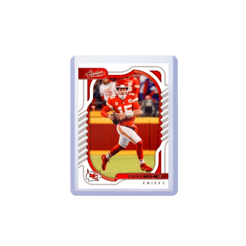 Patrick Mahomes Kansas City Chiefs Panini NFL 22 Absolute 38 Base Card