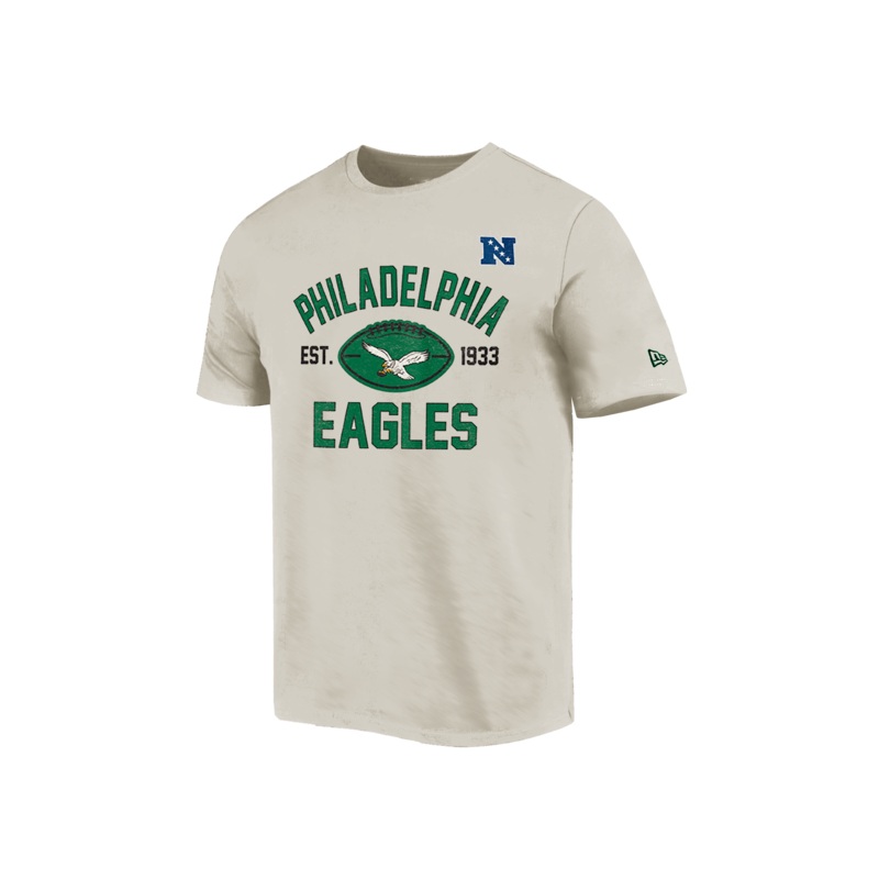 Philadelphia Eagles New Era NFL 24 Sideline Historic T-Shirt – Stone