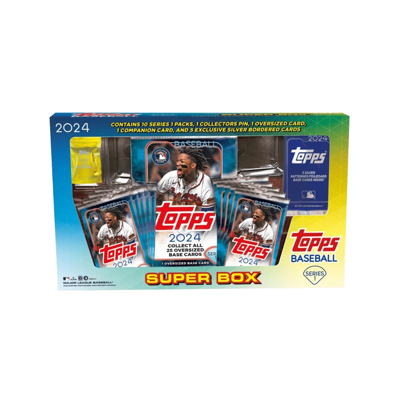 2024 Topps MLB Series 1 Baseball Trading Card Super Box