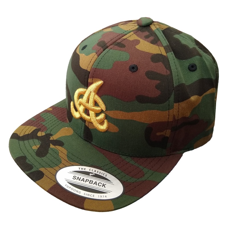 Aguilas Cibaeas Embroidered SnapBack Camouflage Hat