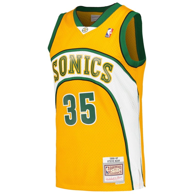 Kevin Durant Seattle Supersonics Mitchell & Ness NBA 07-08 Swingman Jersey – Yellow