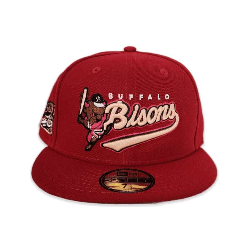 New Era Buffalo Bisons Red/Grey UV 59FIFTY Fitted Hat