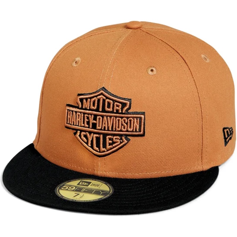 New Era Harley-Davidson Orange Dachshund 59FIFTY Fitted Hat