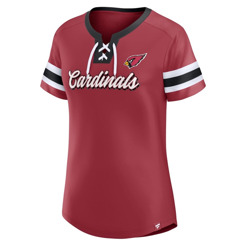 NFL Arizona Cardinals Women’s Fanatics Original State Lace-Up Top