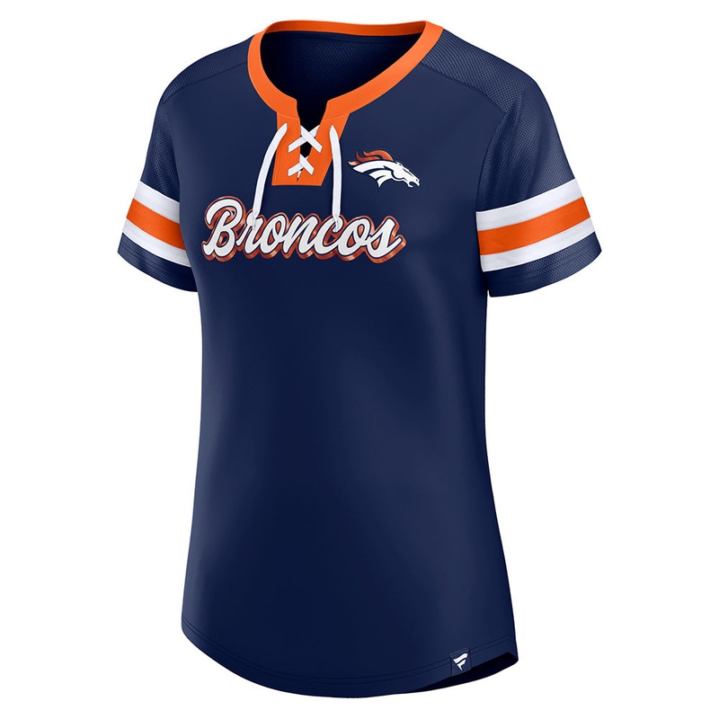 NFL Denver Broncos Women’s Fanatics Original State Lace-Up Top