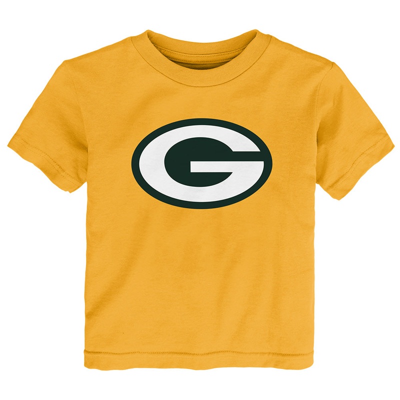 NFL Green Bay Packers Toddler Outerstuff Primary Logo T-Shirt – Yellow