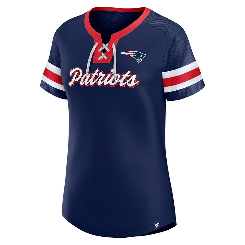 NFL New England Patriots Women’s Fanatics Original State Lace-Up Top