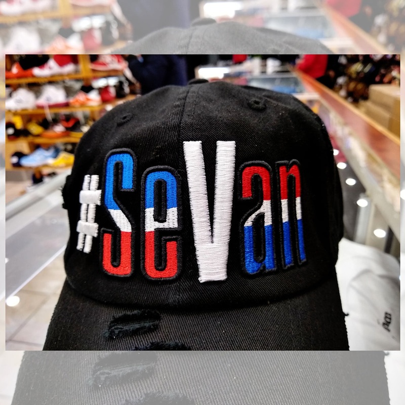 SeVan Embroidered Logo – Black Vintage Hat. GD17303