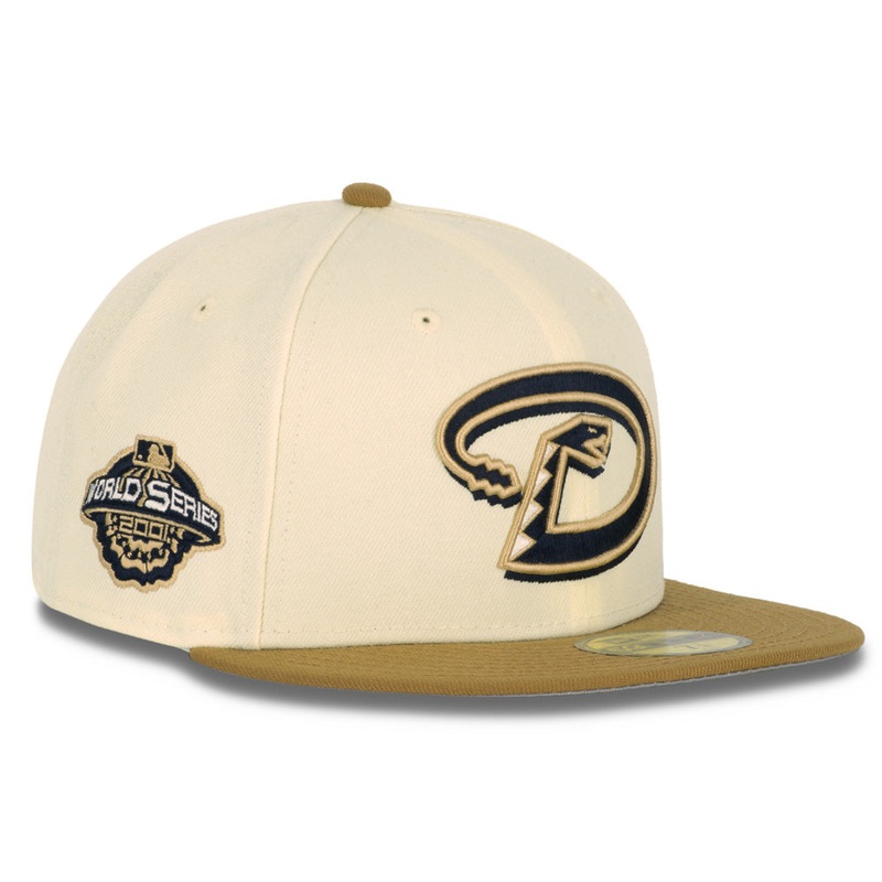 MLB Arizona Diamondbacks New Era Cooperstown Harvester 59FIFTY Fitted Hat – Wheat