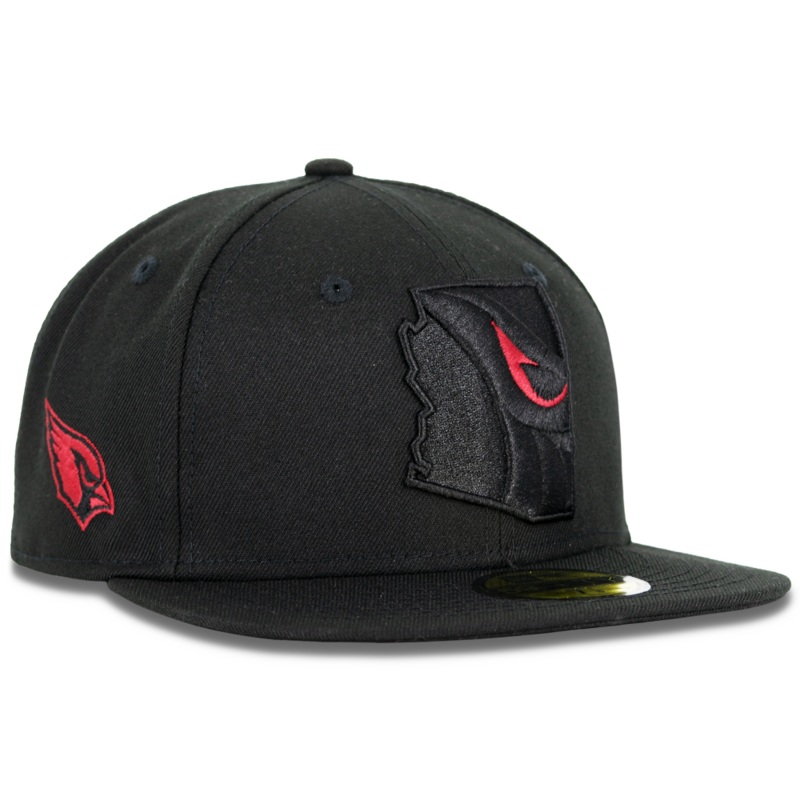 NFL Arizona Cardinals New Era Red Eye Native 59FIFTY Fitted Hat – Black