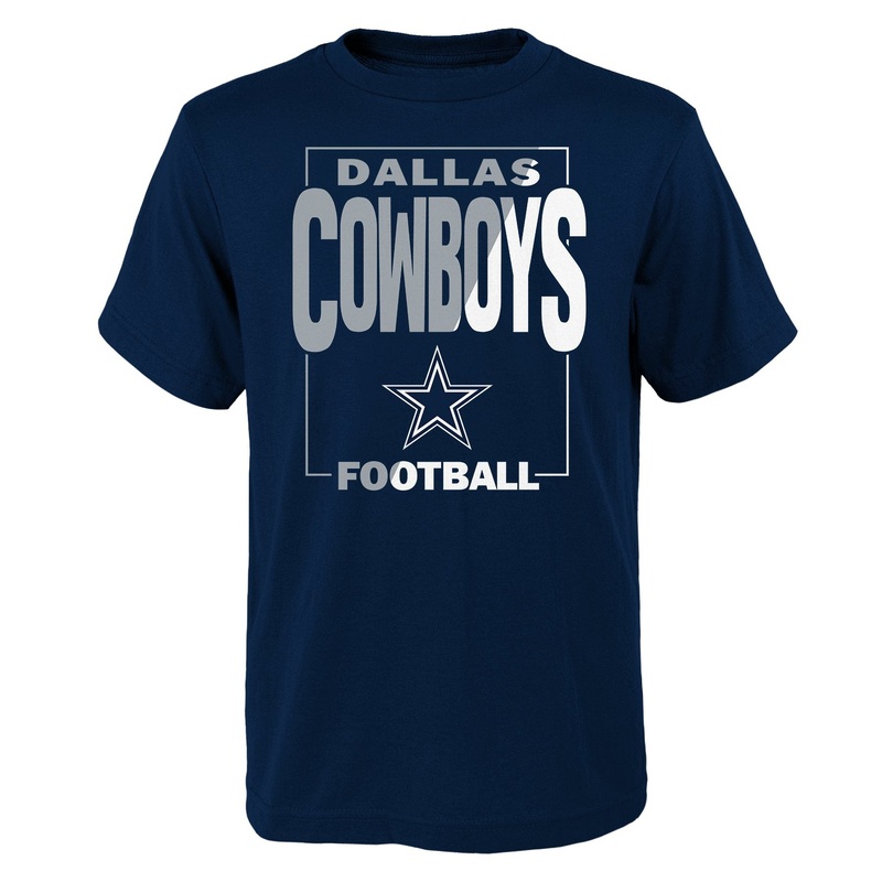 NFL Dallas Cowboys Youth Outerstuff Coin Toss T-Shirt – Navy