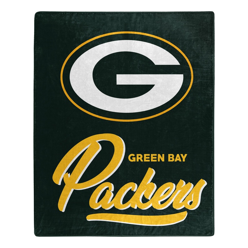 NFL Green Bay Packers Northwest Signature Raschel Blanket