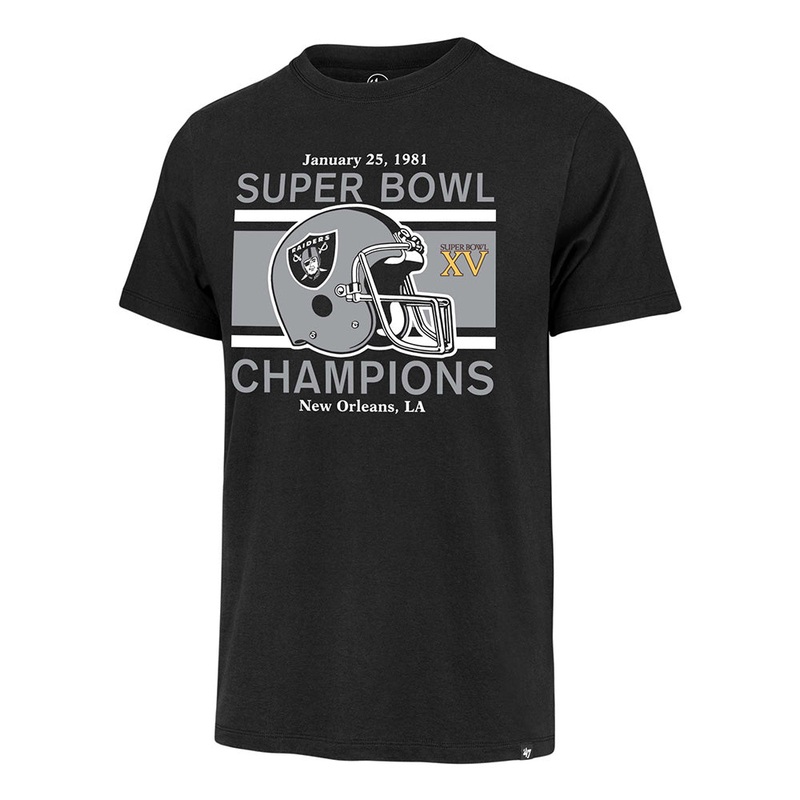 NFL Las Vegas Raiders ’47 Super Bowl XV Regional Franklin T-Shirt – Black