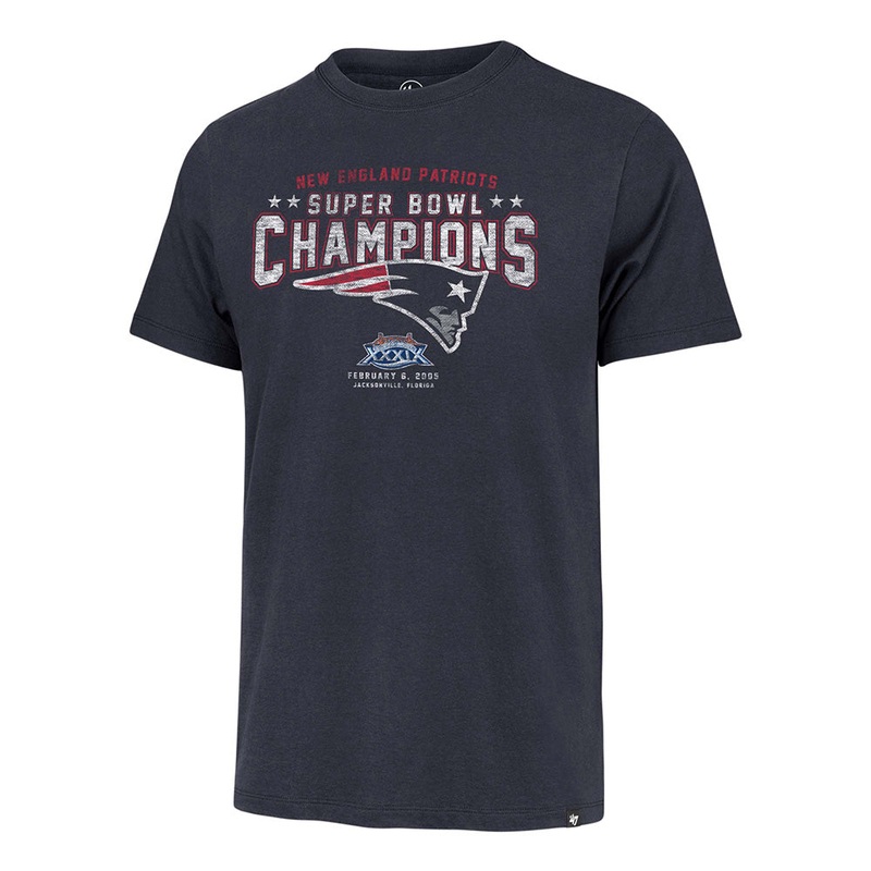NFL New England Patriots ’47 Super Bowl XXXIX Regional Franklin T-Shirt – Blue
