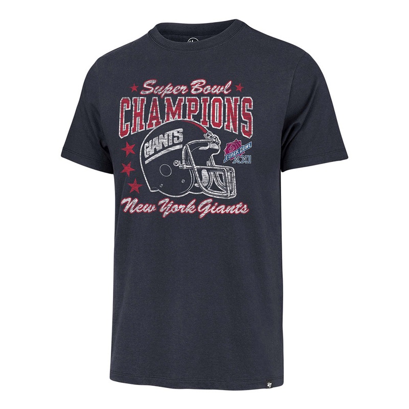 NFL New York Giants ’47 Super Bowl XXI Regional Franklin T-Shirt – Blue