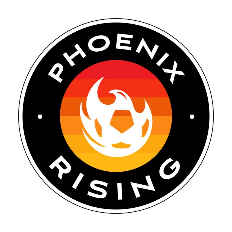 Phoenix Rising 2.5″ Sunrise Circle Sticker