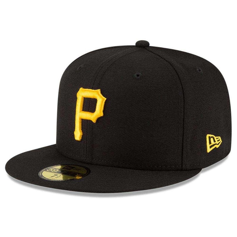 Pittsburgh Pirates New Era MLB AC On-Field 59FIFTY Fitted Hat – Black