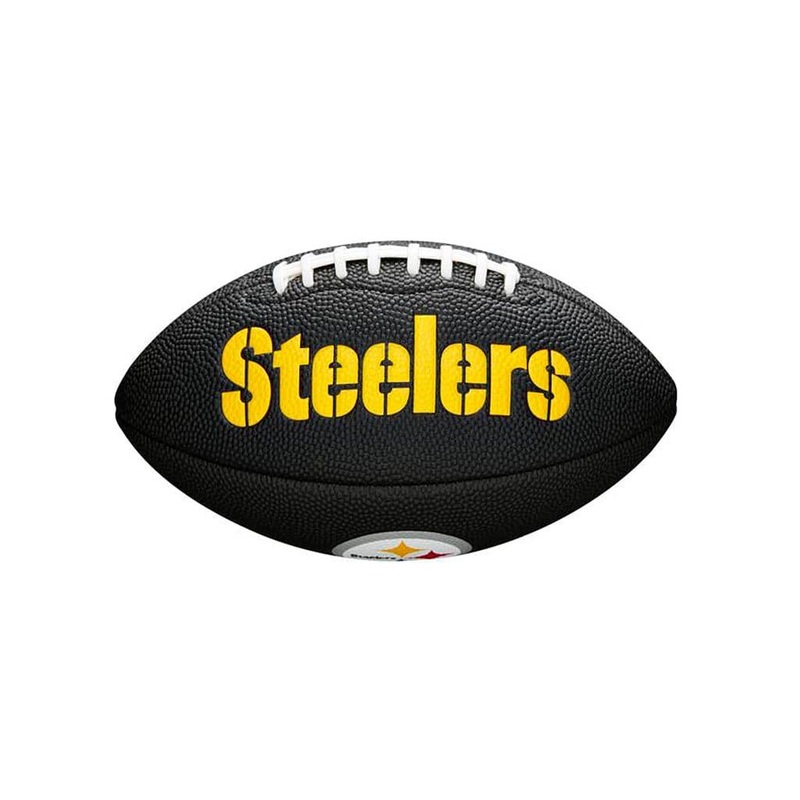 Pittsburgh Steelers Wilson NFL Mini Size Team Football – Black