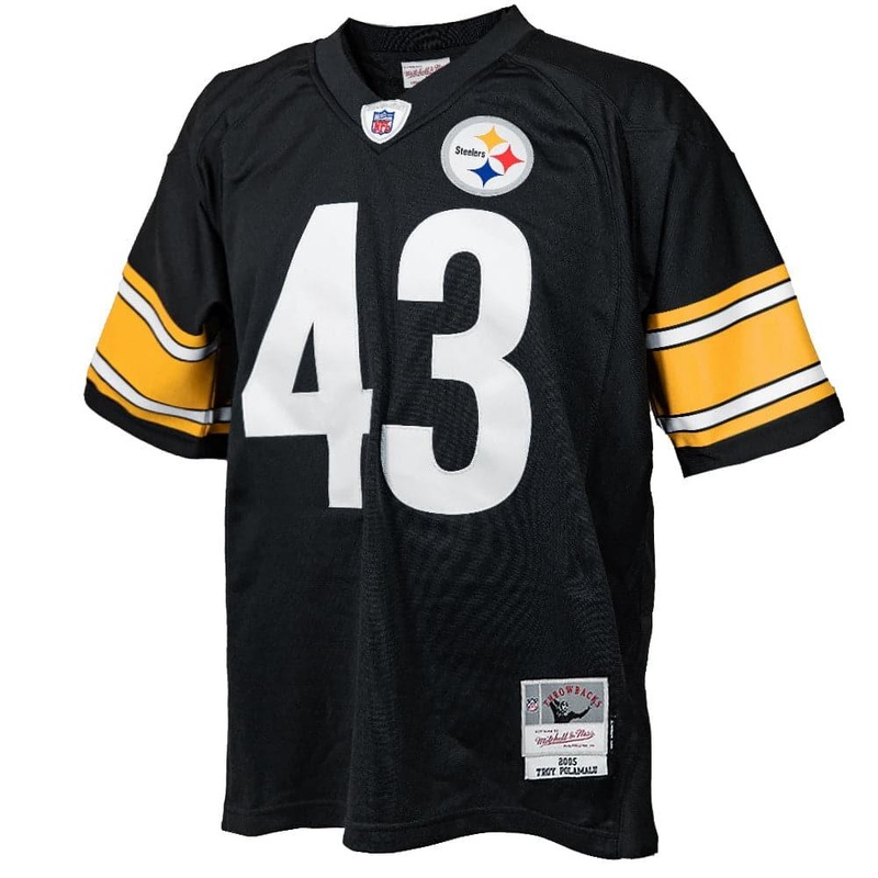 Troy Polamalu Pittsburgh Steelers Mitchell & Ness NFL 05 Legacy Jersey – Black