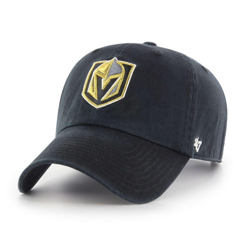 Vegas Golden Knights ’47 NHL Clean Up Strapback Hat – Black