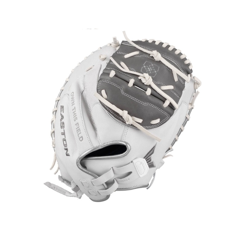 Easton Professional Collection Jen Schroeder 34″ Fastpitch Softball Catcher’s Mitt – Right Hand Throw
