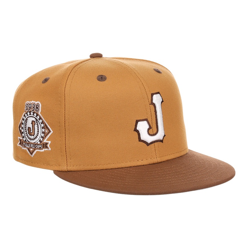 Ebbets Jax Red Caps NLB Sandbag Fitted Hat