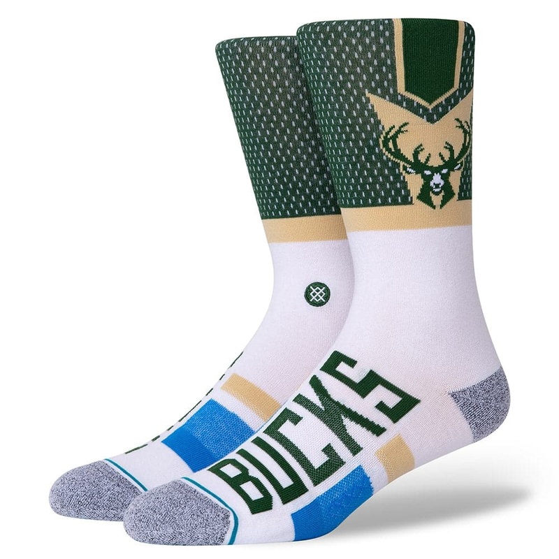Milwaukee Bucks Stance NBA Shortcut 2 Crew Socks – Green