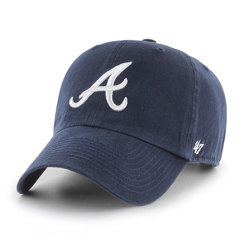 MLB Atlanta Braves ’47 Clean Up Adjustable Hat – Navy