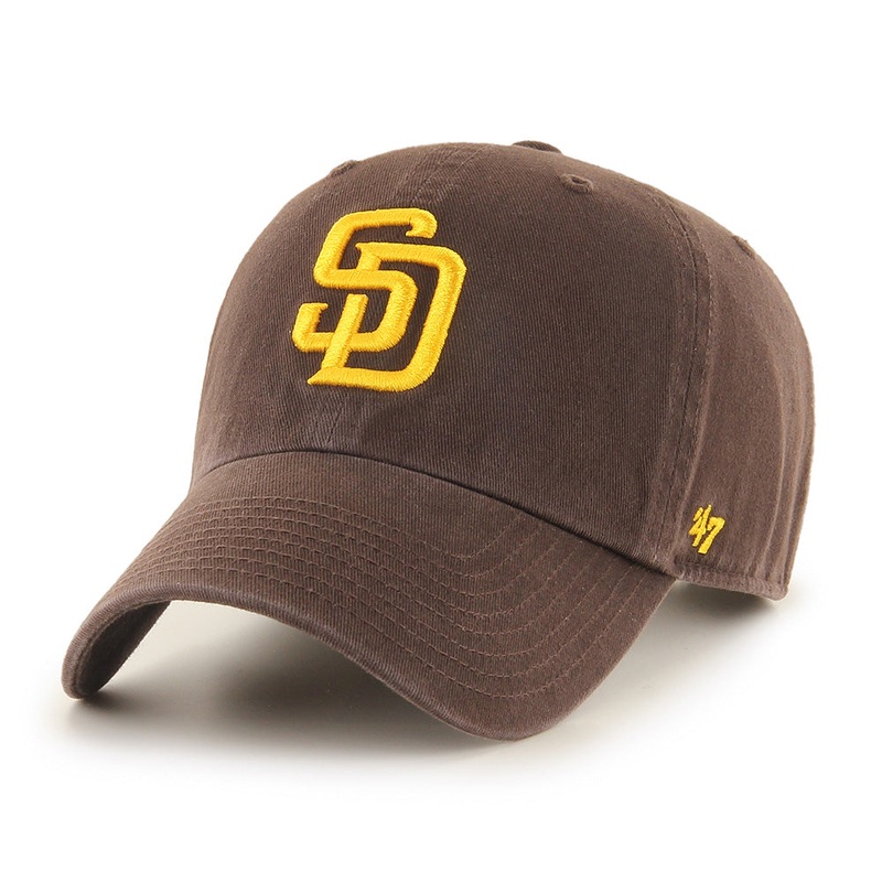 MLB San Diego Padres ’47 Clean Up Adjustable Hat – Brown