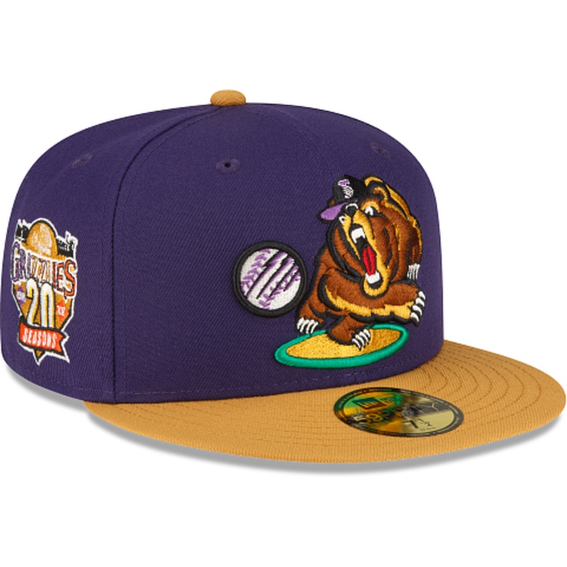 New Era Just Caps Tan Tones Fresno Grizzlies 2023 59FIFTY Fitted Hat