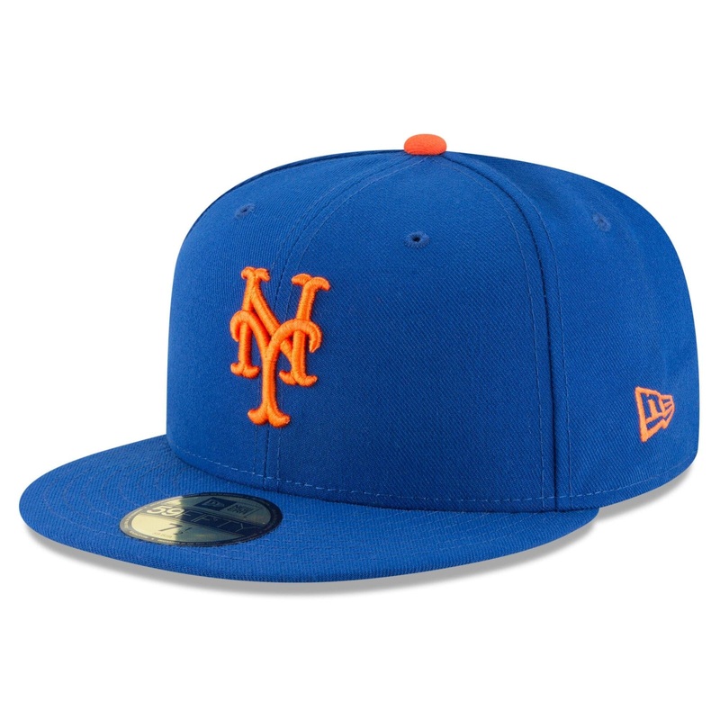 New York Mets New Era MLB AC On-Field Game 59FIFTY Fitted Hat – Blue