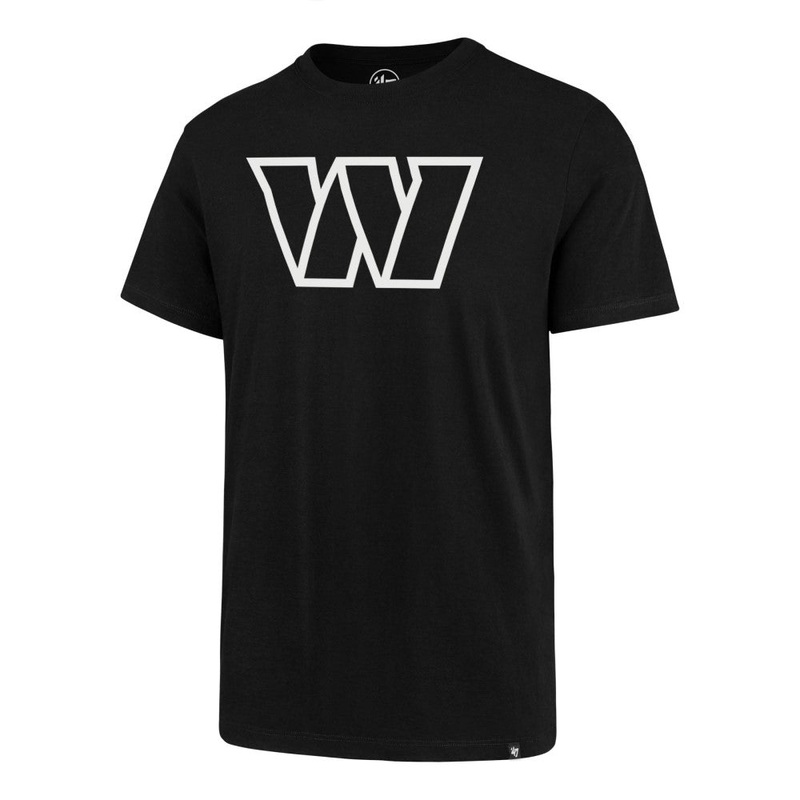 NFL Washington Commanders ’47 Pop Imprint Super Rival T-Shirt – Black