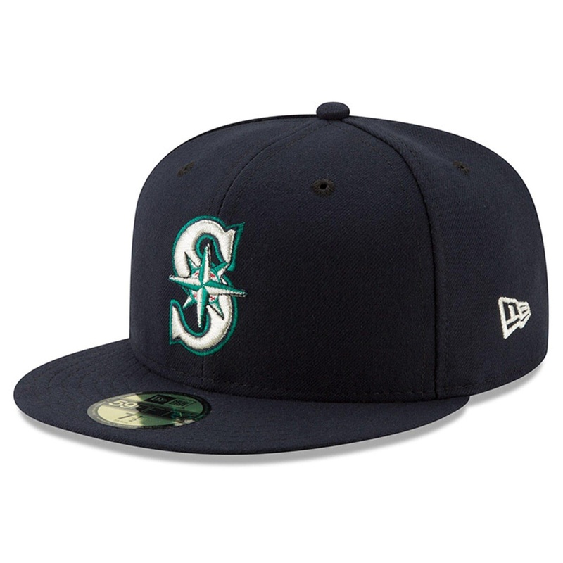 Seattle Mariners New Era MLB AC On-Field Game 59FIFTY Fitted Hat – Navy
