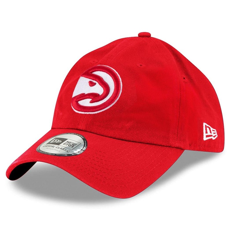 Atlanta Hawks New Era NBA Team Casual Classic Curve Hat – Red