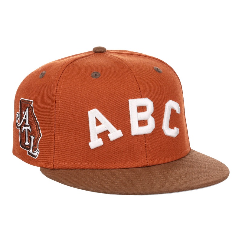 Ebbets Atlanta Black Crackers NLB Sandbag Fitted Hat
