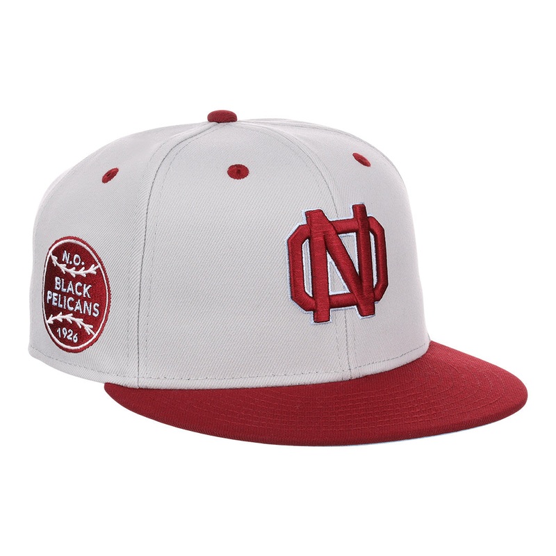 Ebbets New Orleans Black Pelicans NLB Storm Chasers Fitted Hat