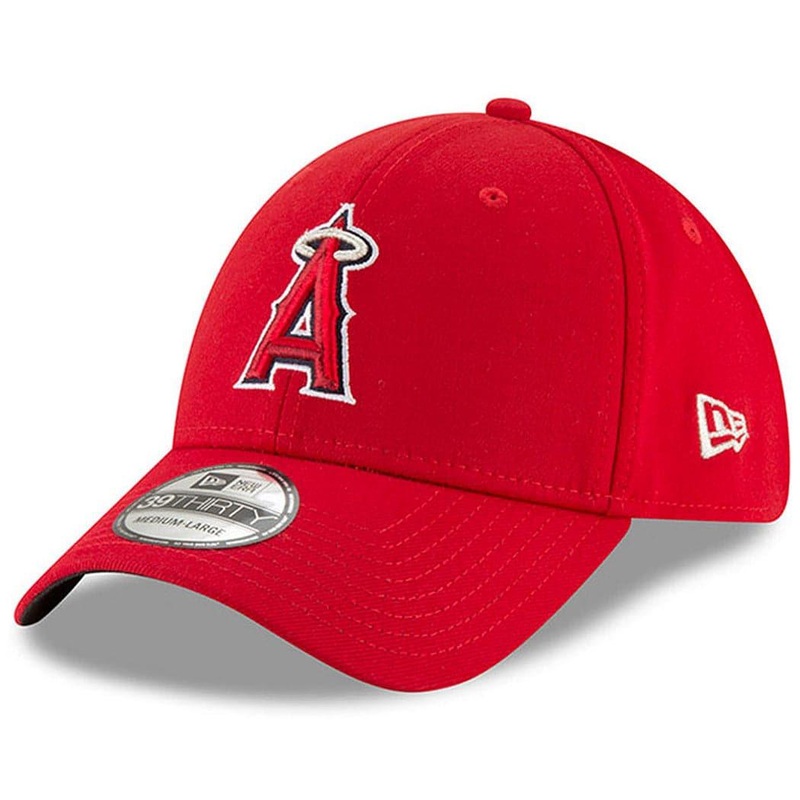 Los Angeles Angels New Era MLB Team 39THIRTY Stretch-Fit Hat – Red