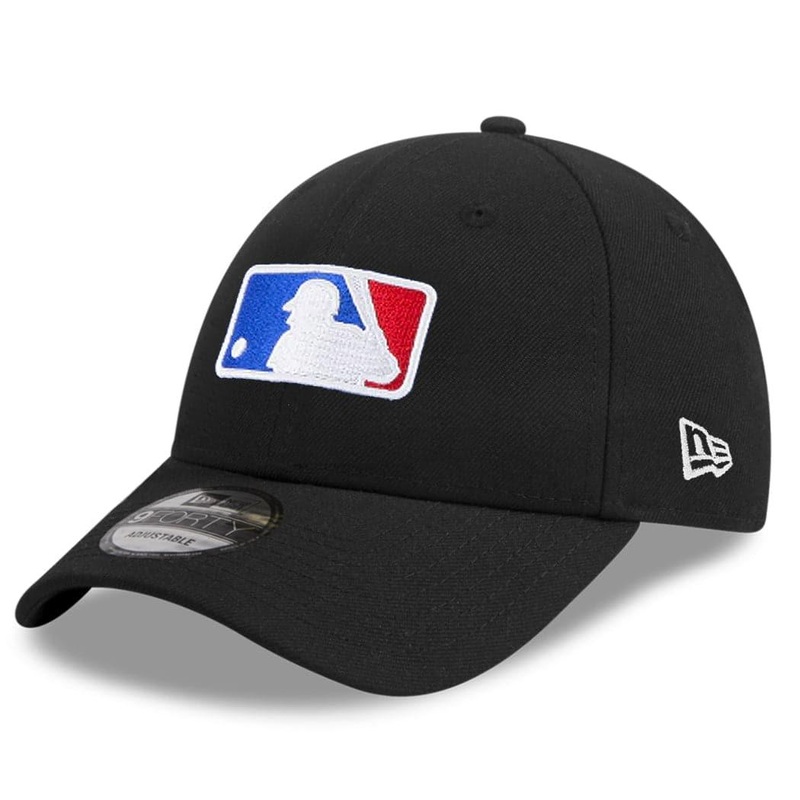 MLB Batterman Logo New Era 9FORTY Curve Snapback Hat – Black
