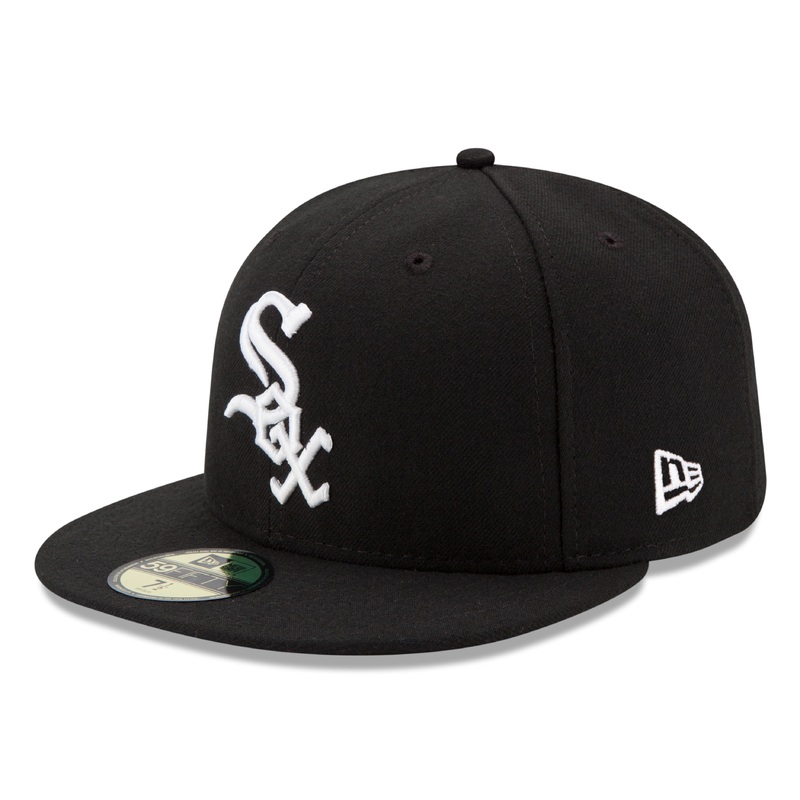 MLB Chicago White Sox Youth New Era Home Authentic Collection 59FIFTY Fitted Hat – Black