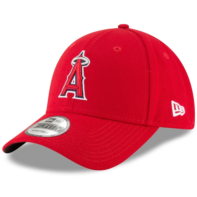 MLB Los Angeles Angels Youth New Era The League 9FORTY Adjustable Hat – Red