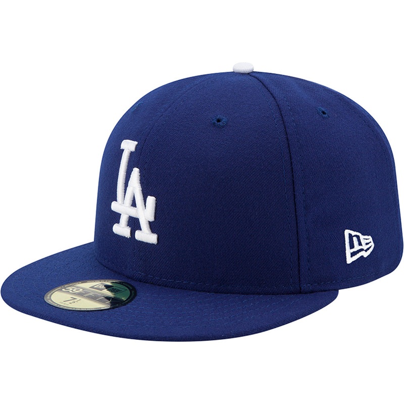 MLB Los Angeles Dodgers Youth New Era Home Authentic Collection 59FIFTY Fitted Hat – Blue