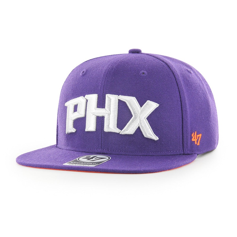 NBA Phoenix Suns ’47 Reverb Captain Snapback Hat – Purple